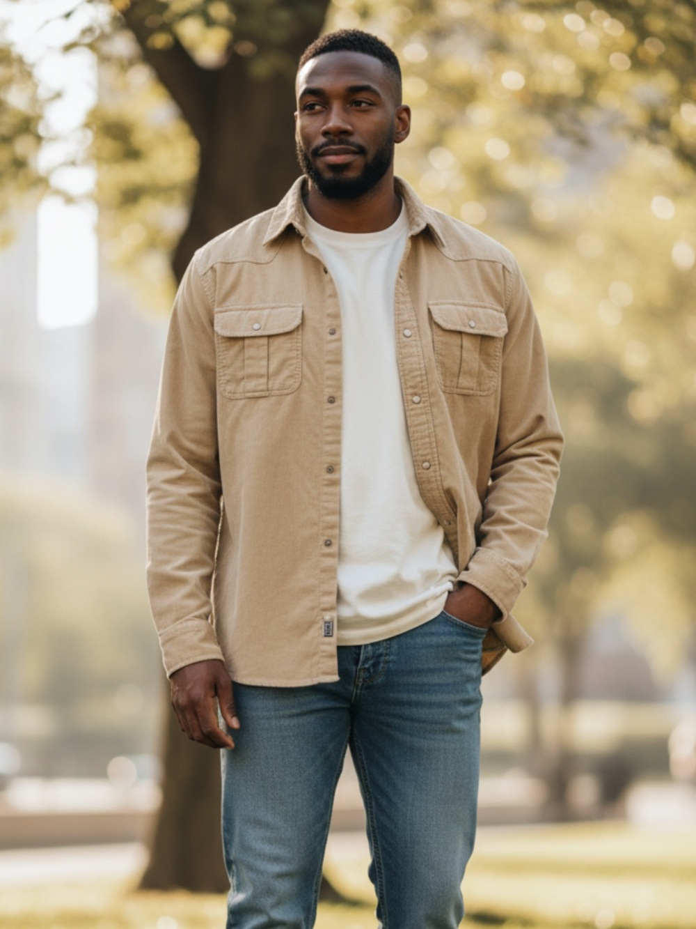TIMBERLAND corduroy shirt